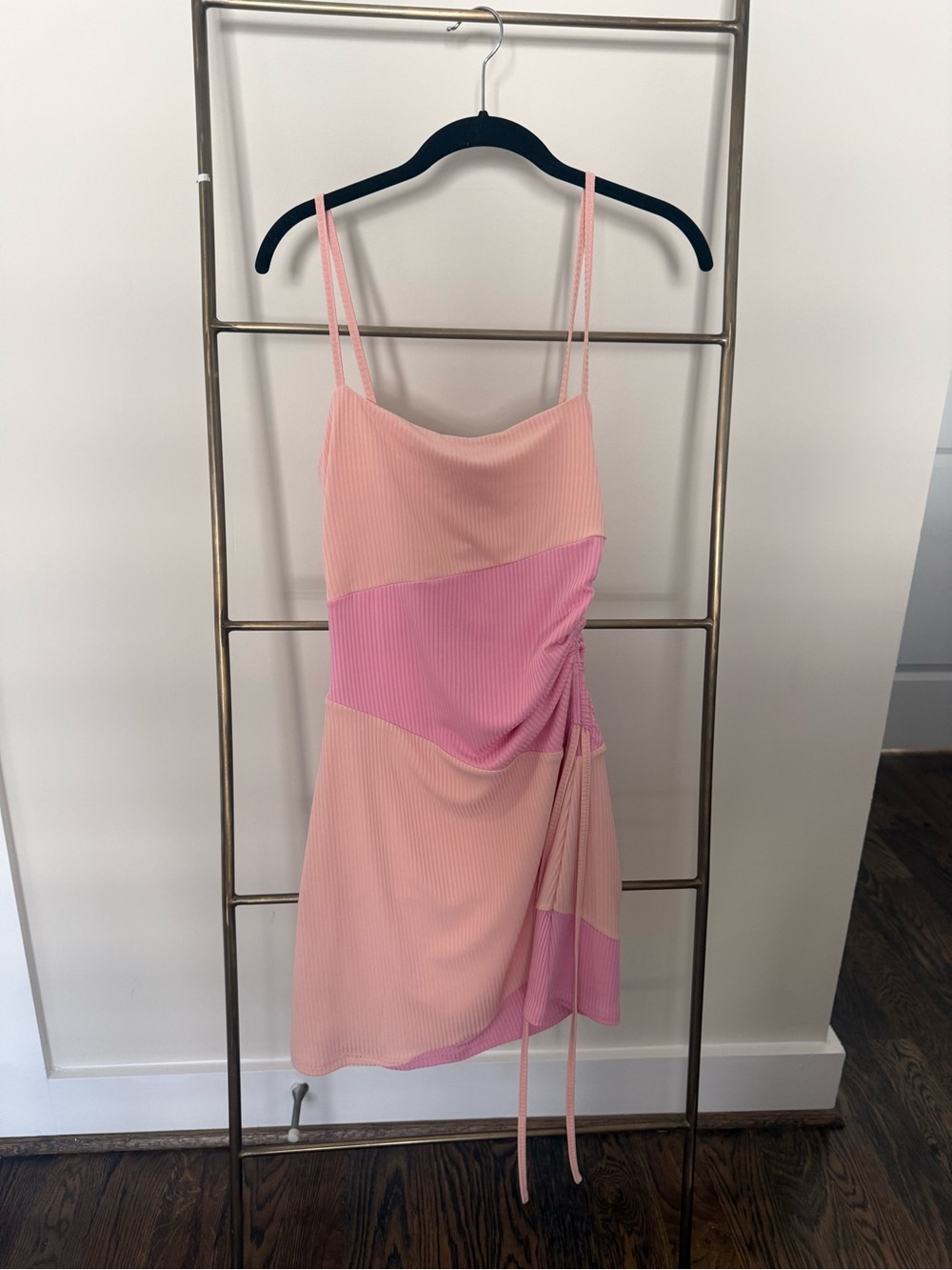 MORE TO COME Audrina Cami Mini Dress Pink Size Small - Picture 2 of 5